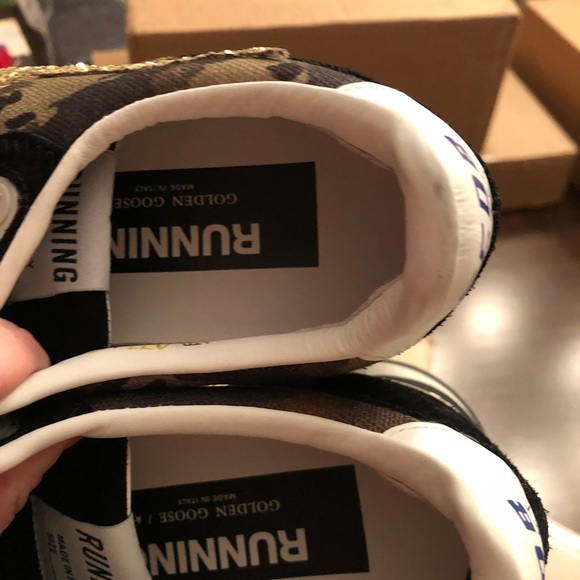 SOLD! Golden Goose camo running sneakers NIB - Picture 6 of 7